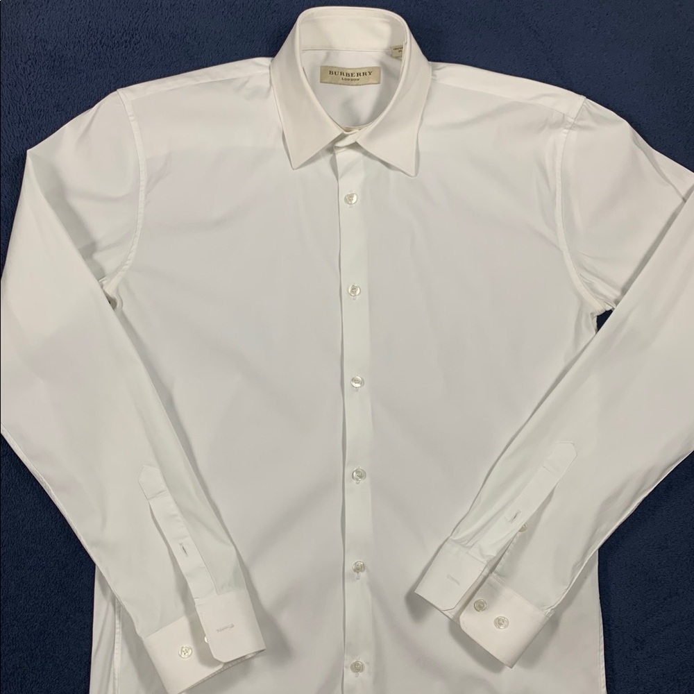 Burberry Button Up White Men’s Size Small